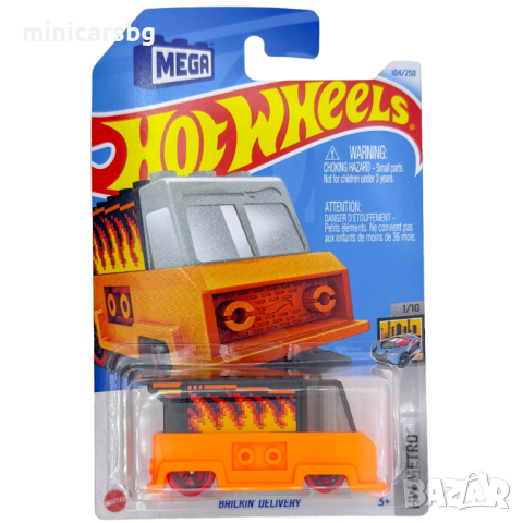 1:64 Метални колички: Brickin' Delivery - Hot Wheels  , снимка 2 - Колекции - 44954598
