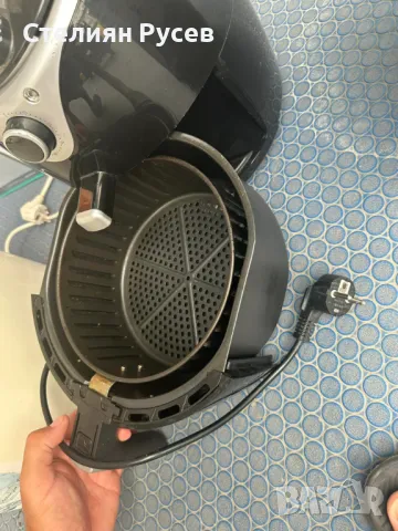 Уред за здравословно готвене Elekom - Air Fryer, 1400W, 3.5 l, черен , еърфраяр цена 102 лв -220 вол, снимка 3 - Фритюрници - 47044527