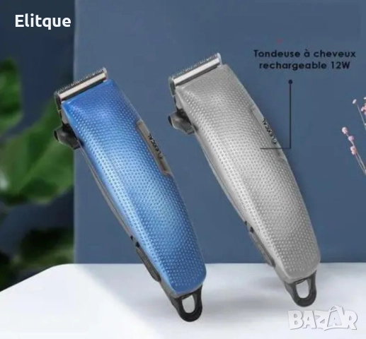 Машинка за подстригване Lexical LHC-5611, 12W, 4 различни гребена, Сив/Син, снимка 6 - Машинки за подстригване - 52870813