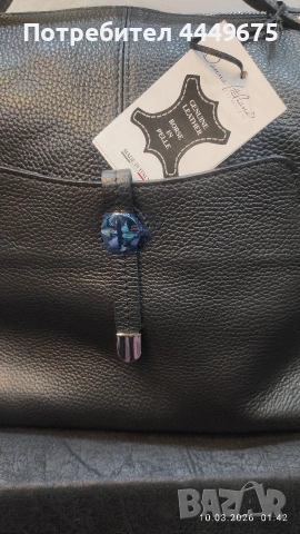 Нова дамска чанта от естествена телешка кожа, снимка 5 - Чанти - 53775703