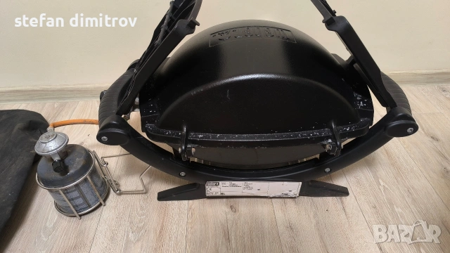 Weber Q 1000 газово барбекю 2.6 kW,  черно , снимка 12 - Газови котлони - 54198412