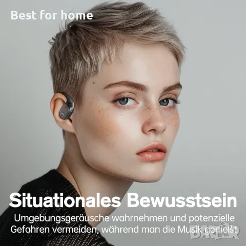  Bluetooth слушалки с отворено ухо NEUNVOX, снимка 6 - Bluetooth слушалки - 50035158