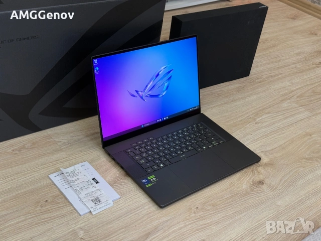 16’OLED 240Hz 2.5K/Ultra 9 285H/RTX 5070TI 12GB/Asus ROG Zephyrus, снимка 2 - Лаптопи за игри - 54121335