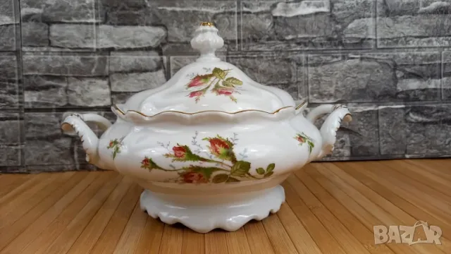 Сервиз за хранене с рози - Johann Haviland, снимка 2 - Сервизи - 49680084