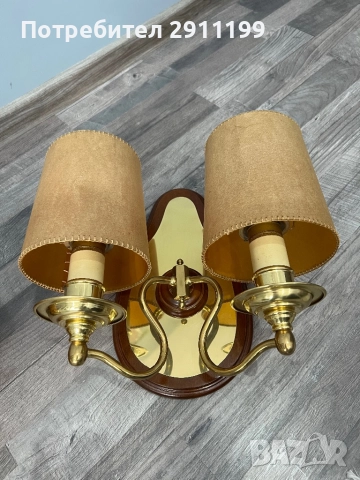 Аплик / лампа за стена, комплект от 2 бр., снимка 3 - Други - 52429474