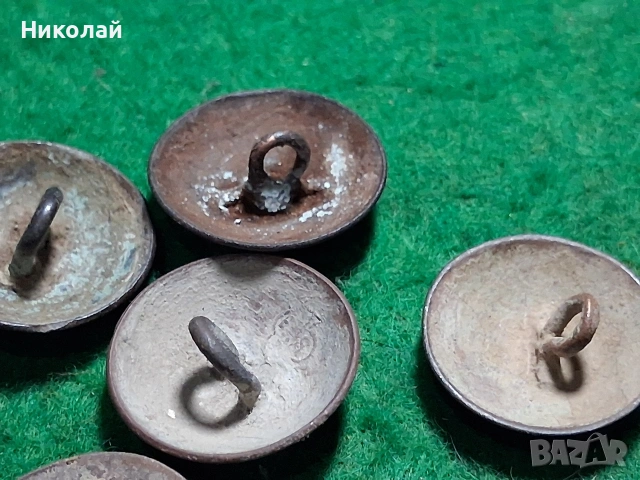 Стари Военни Бронзови Копчета Царство България ПСВ, снимка 12 - Антикварни и старинни предмети - 53946369