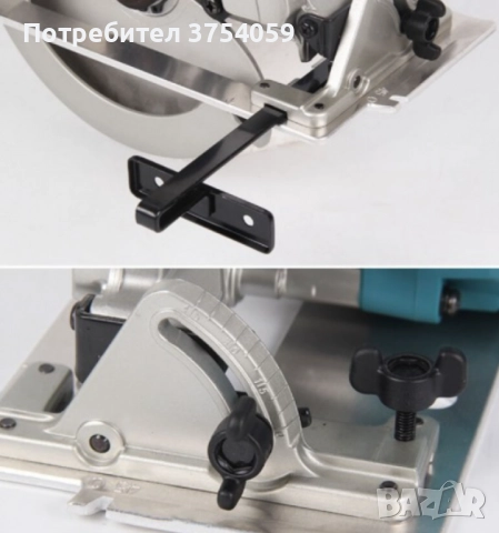 Ръчен циркуляр 1200W, снимка 5 - Циркуляри - 52363229