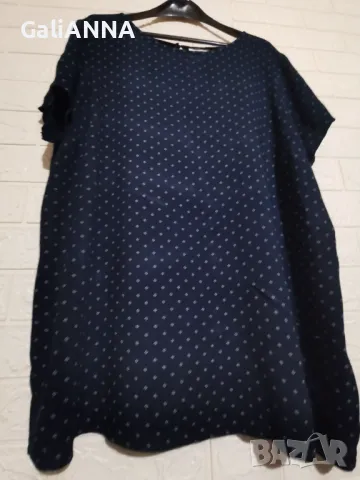 СТРАХОТНА ТУНИКА ПАМУЧЕН ПЛАТ 2XL-3XL, снимка 3 - Туники - 50338676