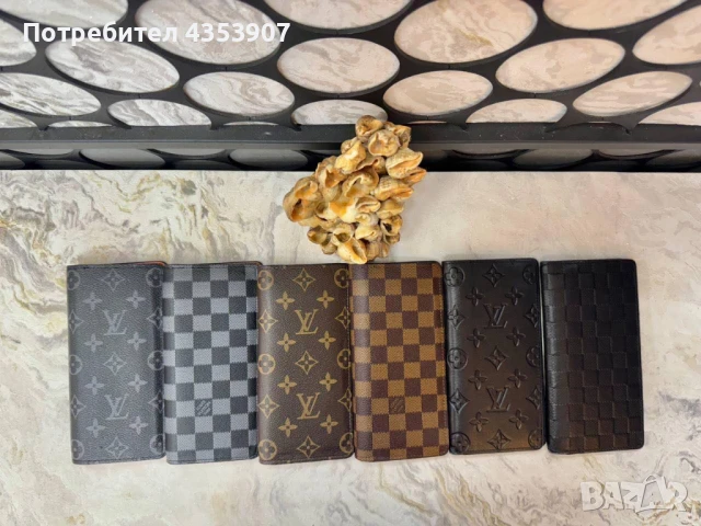 Louis Vuitton визитник ест кожа, снимка 4 - Портфейли, портмонета - 51139862