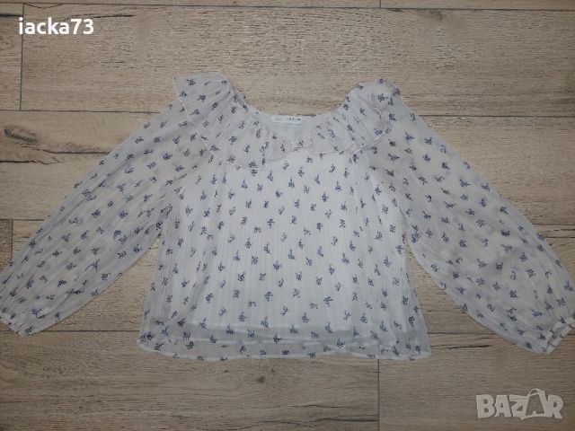 Ефирна ризка Zara и дънки Mango , снимка 2 - Детски Блузи и туники - 45396982