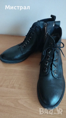 Перфектни кожени боти 37 номер, снимка 3 - Дамски боти - 53481006