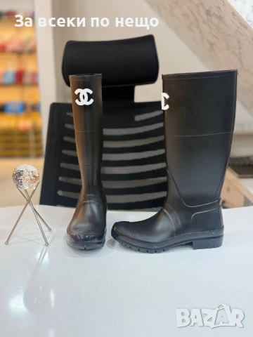 Chanel Дамски Черни Ботуши Шанел Код SK470