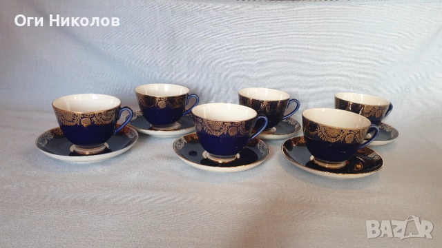 Луксозен сервиз за чай- "ЛФЗ " - Русия