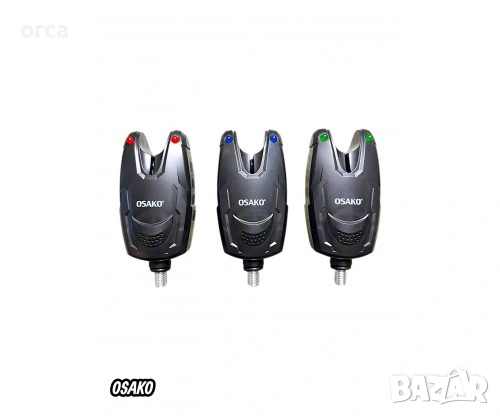 Комплект OSAKO K5 сигнализатори и обтегачи 3+3 за шаран, снимка 3 - Такъми - 54215128