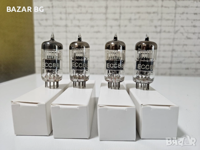 ★ █▬█ █ ▀█▀ ★BRIMAR ECC88 - 4 бр., чисто нови и мачнати.