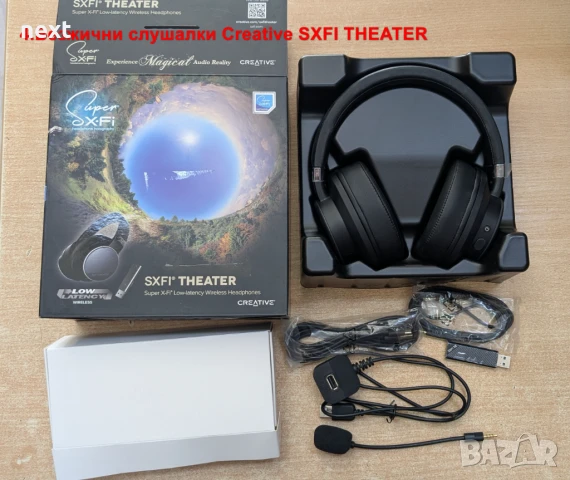 Безжични слушалки Creative ZEN HYBRID PRO Classic SXFI HYBRID GAMER BlasterX Jam HS-720 V2 +Гаранция, снимка 5 - Слушалки и портативни колонки - 50996305