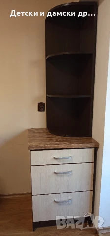 Шкаф с три чекмеджета и надстройка , снимка 6 - Шкафове - 50787962