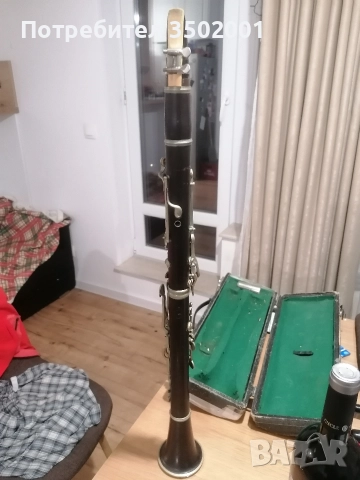 B-Кларинет около 1920 Otto Moennig Leipzig с куфар и мундщук Meyer New York , снимка 5 - Куфари с инструменти - 52268867