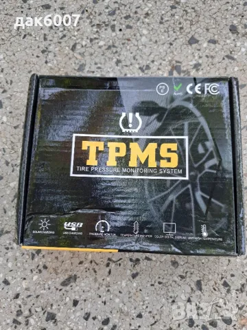 Безжична мини TPMS система за мониторинг на налягането и температурата в гумите , снимка 2 - Аксесоари и консумативи - 47121089