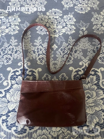 Малка дамска чанта - кафява, снимка 2 - Чанти - 50524226