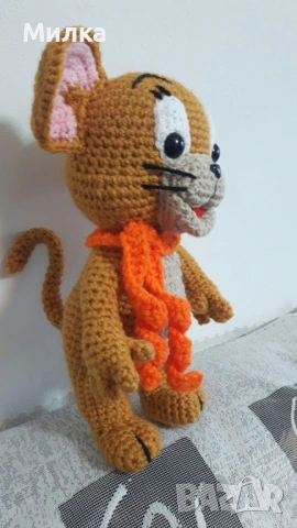 Том и Джери - ръчна изработка, снимка 12 - Плюшени играчки - 53556762