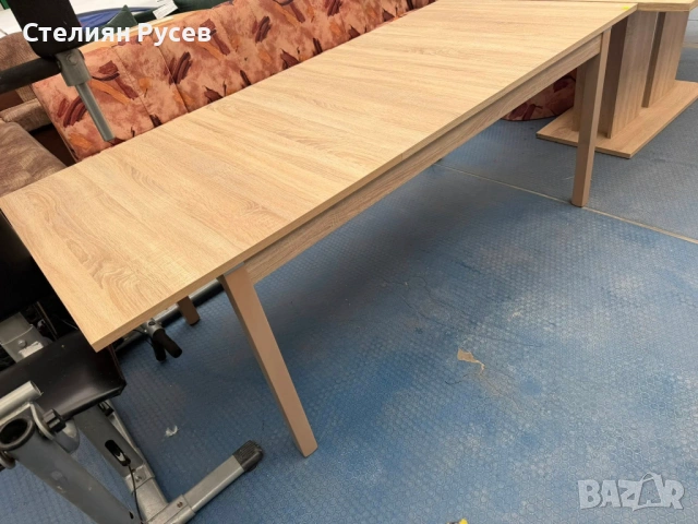 240333  НОВА  трапезна маса 205/90 см -цена 130 евро или 352,05 лв хбб цвят дъб сонома  205см разтег, снимка 5 - Маси - 53958473