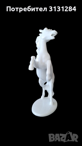 порцеланова фигурка на кон AK Kaizer Германия, снимка 2 - Антикварни и старинни предмети - 51678378