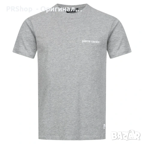 Мъжка тениска Pierre Cardin Classic, 100% памук, синя, сива, черна, снимка 4 - Тениски - 53621159