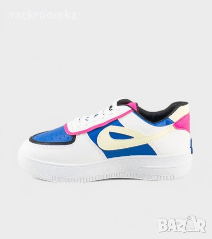 Модерни спортни кецове – Стилен цветен дизайн ОХ-20023-6 white/blue, снимка 4 - Кецове - 53710830