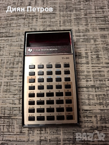 Старинен електронен калкулатор., снимка 2 - Друга електроника - 52879038