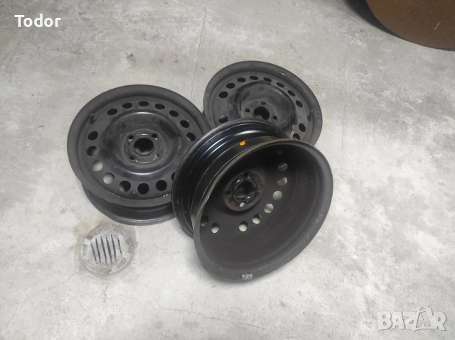 железни джанти за Опел 4/100/15, снимка 7 - Гуми и джанти - 52918948
