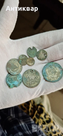 лот сребърни монети