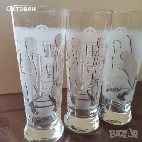 Кристални чаши за бира колекционерски, снимка 5 - Чаши - 53272803