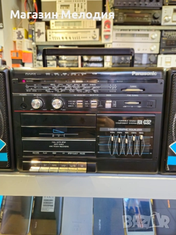 Радиокасетофон Panasonic RX-C32 В отлично техническо и визуално състояние., снимка 4 - Радиокасетофони, транзистори - 47518323