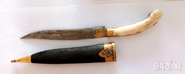 Нож, острие,каракулак -стара реплика , снимка 3 - Антикварни и старинни предмети - 53930360