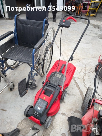 Електрическа косачка на батерия, снимка 3 - Градинска техника - 54259522