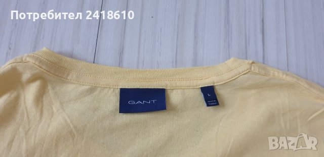 GANT Cotton Mens Size L НОВО! ОРИГИНАЛ! Мъжка Тениска!, снимка 13 - Тениски - 45733741