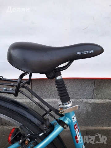 Велосипед RACER 28",алуминиева рамка,преден амортисьор,скорост 3×7,монтаж SHIMANO ACERA, снимка 4 - Велосипеди - 53600210