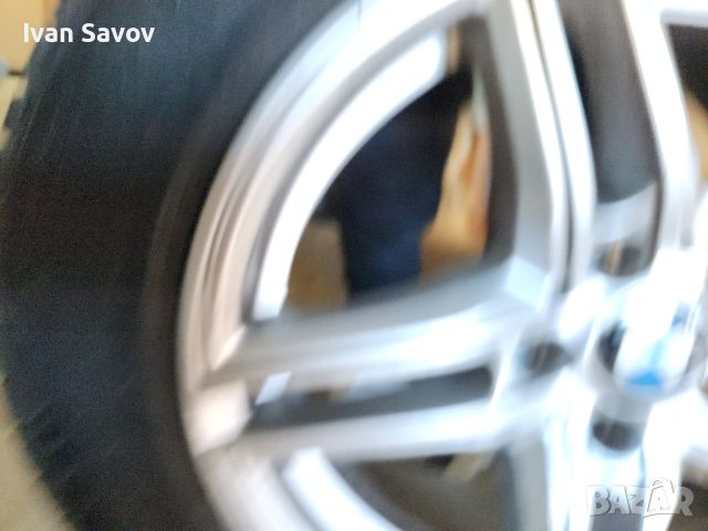 Джанти БМВ Borbet 17 с зимни гуми Bridgestone, снимка 2 - Гуми и джанти - 45700616