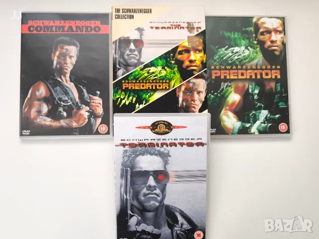 The Schwarzenegger Collection - 3 movie collection The Terminator predator DVD Commando, снимка 2 - DVD филми - 47246829