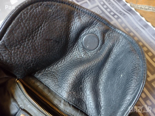 Кожена дамска голяма чанта в цвят черен Cristhelen B, снимка 8 - Чанти - 50665342