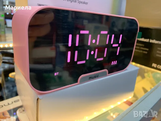 Bluetooth Високоговорител + Дигитален Будилник / Радио / t°, снимка 5 - Друга електроника - 49721757