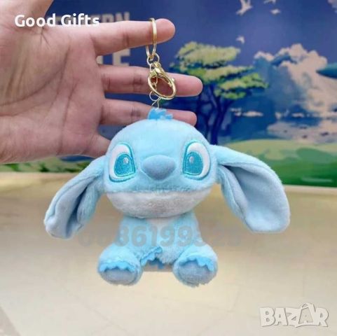 Плюшена играчка Ключодържател Лило и Стич Stitch, Мек ключодържател, снимка 3 - Плюшени играчки - 46742602