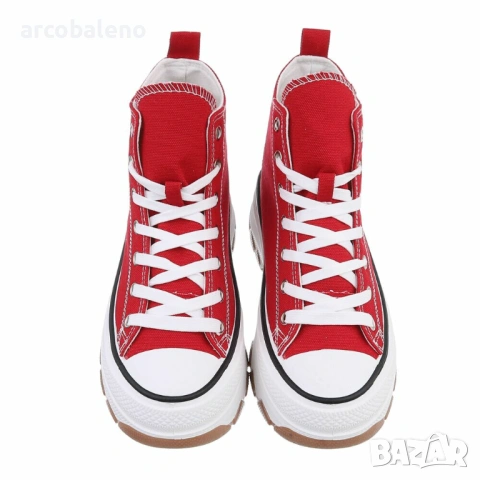 Дамски високи кецове, 3цвята , снимка 8 - Кецове - 45595793