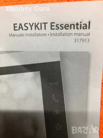 Bticino Easy kit Essential 317913 домофон, интерком, видеодомофон, звънец, снимка 13 - Друга електроника - 48524233