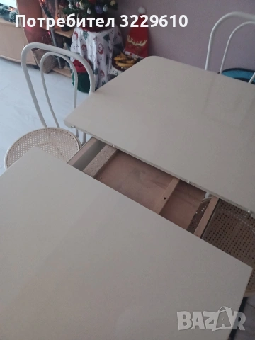 Трапезна маса със столове , снимка 3 - Маси - 53106367
