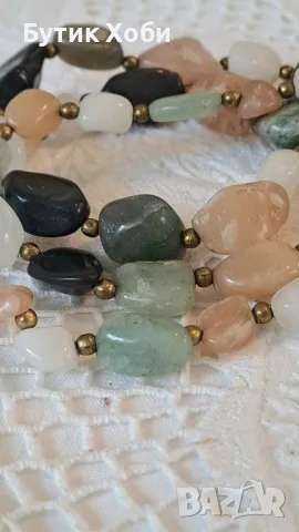 Винтидж гердан от естествен ахат 