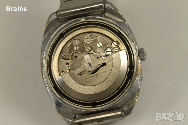 Руски Ръчен Часовник SLAVA 2627 Automatic Със 27 Камъка, снимка 8 - Мъжки - 52734077