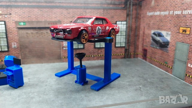 Диорама с осветление и 3 поршета, снимка 8 - Колекции - 52676392