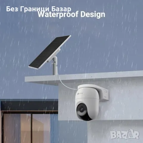 Нова CB8 Lite 4MP Камера със Соларен Панел, AOV, 24/7 Запис, Без Такси, снимка 9 - IP камери - 50028093